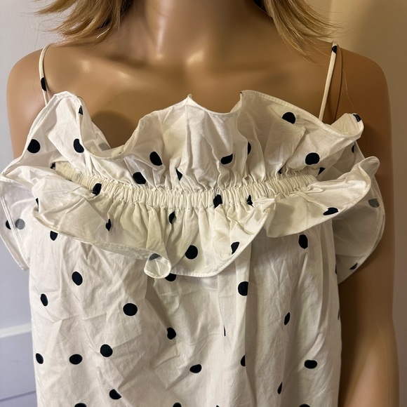 NWT - H&M women's Polka Dot Printed Dress - Picture 6 of 12